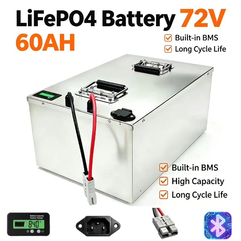 Batteria al Litio LiFePO4 72V  - 72V 40Ah Lifepo4 Battery Pack recensione e prezzo